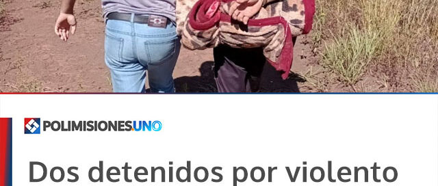 Dos detenidos por violento robo a un vecino del barrio Capilla II Dos detenidos por violento robo a un vecino del barrio Capilla II