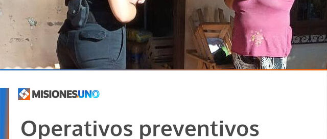 Operativos preventivos permanentes: la Unidad Regional XIV refuerza la seguridad en toda su jurisdicción