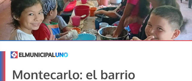 Montecarlo: el barrio Malvinas fue sede de una nueva jornada del programa “Panaderitos”