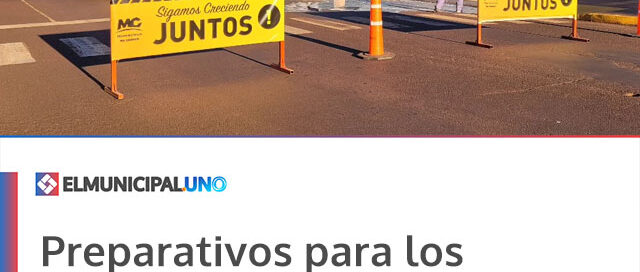 Preparativos para los Carnavales generan cortes de tránsito en una de las principales avenidas