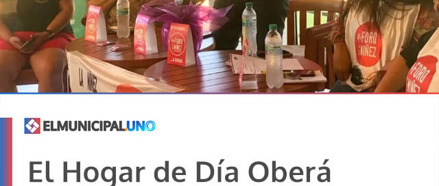 El Hogar de Día Oberá participó en el Primer Foro Provincial por la Niñez