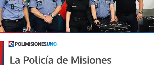 La Policía de Misiones entregó electrodomésticos para mejorar las condiciones de trabajo en dependencias de la UR II