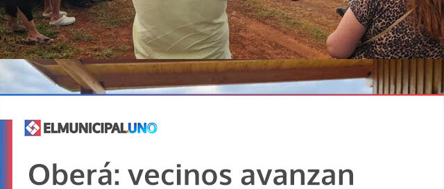 Oberá: vecinos avanzan en la conformación de un nuevo barrio en la zona norte