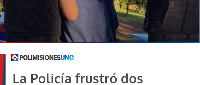 La Policía frustró dos intentos de robo y detuvo a un hombre en Oberá La Policía frustró dos intentos de robo y detuvo a un hombre en Oberá