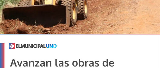 Avanzan las obras de mejoramiento sobre la calle Salto Alegría en Eldorado Avanzan las obras de mejoramiento sobre la calle Salto Alegría en Eldorado
