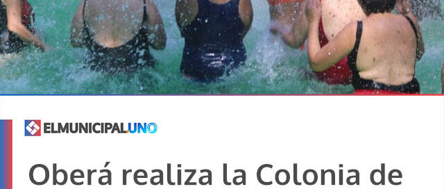 Oberá realiza la Colonia de Vacaciones para Adultos Mayores en el Salto Berrondo