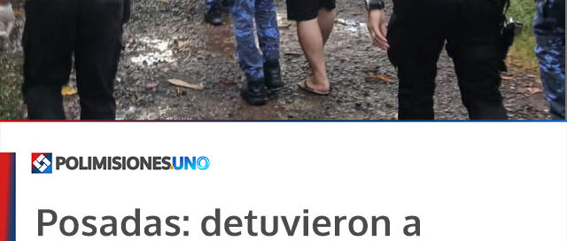 Posadas: detuvieron a un hombre por un robo modalidad arrebato en la chacra 181