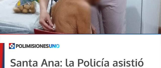 Santa Ana: la Policía asistió y resguardó a un adulto mayor hallado desorientado sobre la Ruta 12 Santa Ana: la Policía asistió y resguardó a un adulto mayor hallado desorientado sobre la Ruta 12