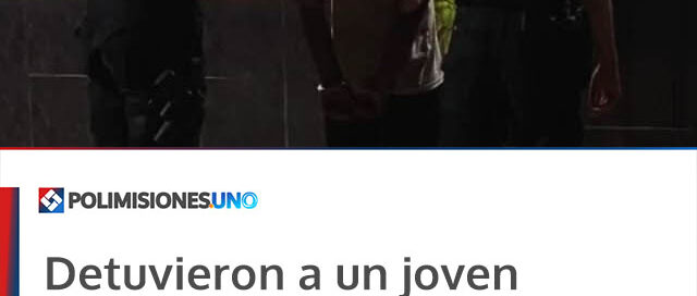 Detuvieron a un joven y recuperaron un electrodoméstico robado en Villa Bonita Detuvieron a un joven y recuperaron un electrodoméstico robado en Villa Bonita