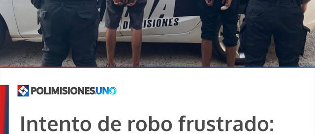 Intento de robo frustrado: dos hermanos fueron detenidos tras un operativo policial Intento de robo frustrado: dos hermanos fueron detenidos tras un operativo policial