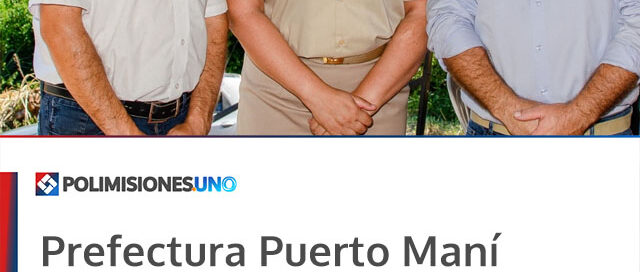 Prefectura Puerto Maní renovó autoridades en un acto oficia