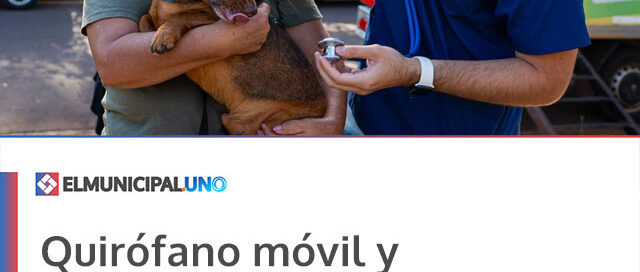 Quirófano móvil y operativos integrales llegan a Itaembé Guazú con atención gratuita para mascotas