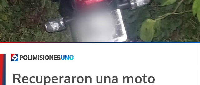 Recuperaron una moto robada en Buenos Aires durante operativos nocturnos en zona del Parque Nacional Recuperaron una moto robada en Buenos Aires durante operativos nocturnos en zona del Parque Nacional