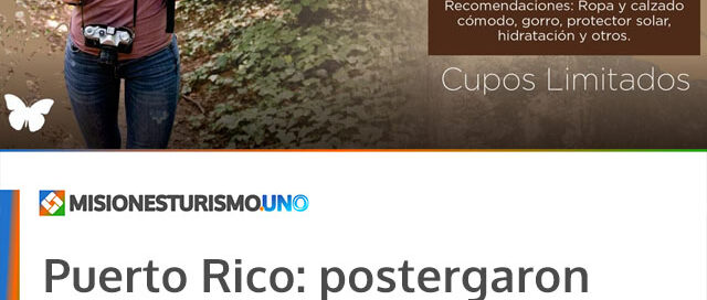 Puerto Rico: postergaron la Caminata al Monte Seguín por inclemencias meteorológicas