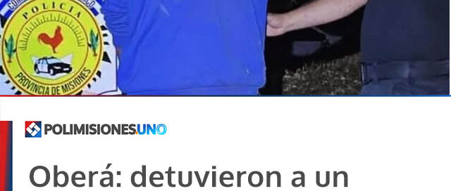 Oberá: detuvieron a un hombre cuando intentaba ingresar a robar en una vivienda Oberá: detuvieron a un hombre cuando intentaba ingresar a robar en una vivienda