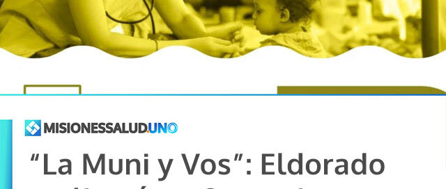 “La Muni y Vos”: Eldorado realizará un Operativo de Salud en el Km 8 con servicios gratuitos “La Muni y Vos”: Eldorado realizará un Operativo de Salud en el Km 8 con servicios gratuitos
