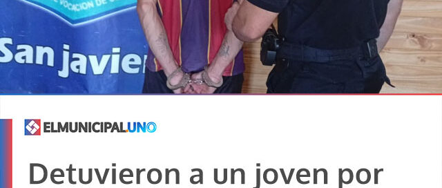 Detuvieron a un joven por varios hurtos en San Javier y recuperaron objetos sustraídos Detuvieron a un joven por varios hurtos en San Javier y recuperaron objetos sustraídos