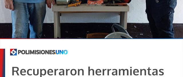 Recuperaron herramientas robadas y detuvieron a un joven durante un patrullaje preventivo Recuperaron herramientas robadas y detuvieron a un joven durante un patrullaje preventivo