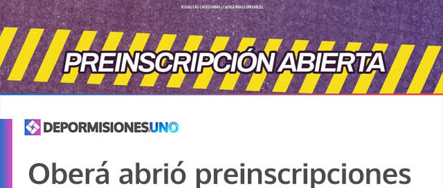 Oberá abrió preinscripciones para el XXXIII Gran Prix Nocturno que se correrá en tres fechas