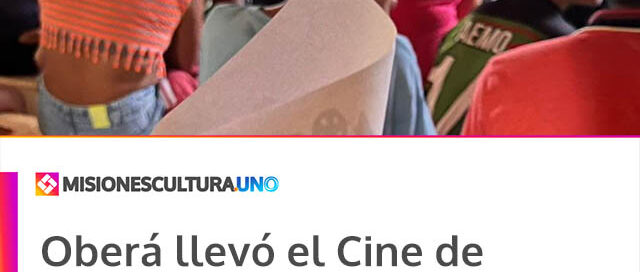 Oberá llevó el Cine de Verano en tu Barrio a Villa Blanquita con amplia participación