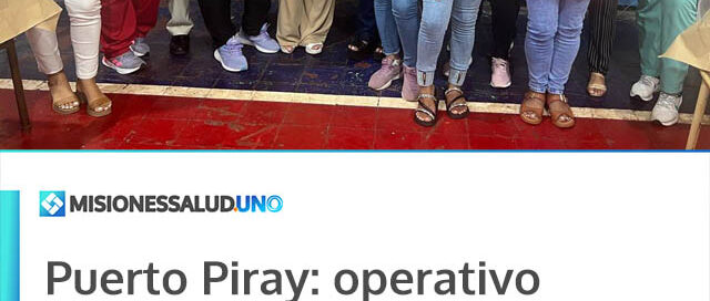 Puerto Piray: operativo sanitario facilitó trámites de preinscripción escolar 2026