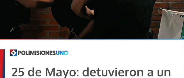 25 de Mayo: detuvieron a un hombre por hurto en grado de tentativa en la casa parroquial