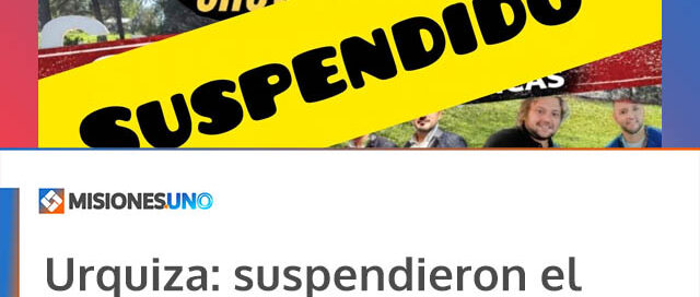 Urquiza: suspendieron el 5° Festival de Verano en el Balneario El Francés por inclemencias climáticas