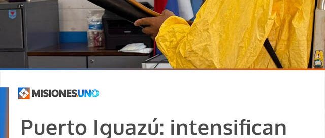 Puerto Iguazú: intensifican fumigaciones en escuelas y acciones de prevención contra el dengue