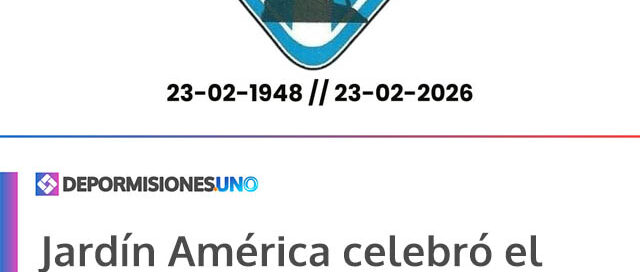 Jardín América celebró el aniversario del Club Social y Deportivo