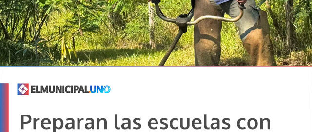 Preparan las escuelas con trabajos de limpieza y fumigación preventiva para el inicio del ciclo lectivo