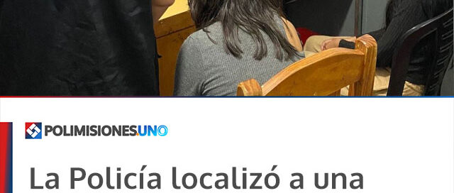 La Policía localizó a una adolescente que había sido reportada como desaparecida La Policía localizó a una adolescente que había sido reportada como desaparecida