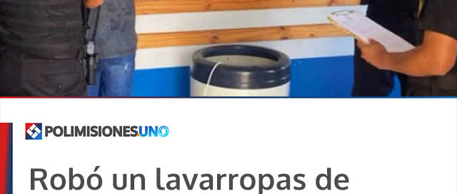 Robó un lavarropas de madrugada y fue detenido cuando intentaba venderlo en Dos Hermanas Robó un lavarropas de madrugada y fue detenido cuando intentaba venderlo en Dos Hermanas