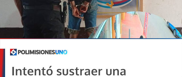 Intentó sustraer una motocicleta y fue detenido tras ser sorprendido en pleno acto Intentó sustraer una motocicleta y fue detenido tras ser sorprendido en pleno acto