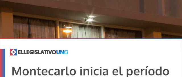 Montecarlo inicia el período legislativo 2026 con la presentación del Plan de Gestión