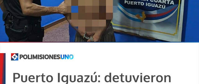 Puerto Iguazú: detuvieron a “Cepillo” tras asaltar a un repartidor y robarle el celular y la billetera