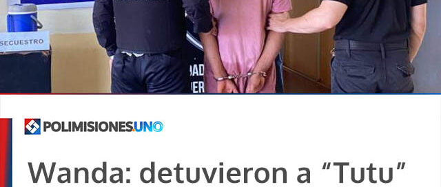 Wanda: detuvieron a “Tutu” por dos robos en viviendas y recuperaron varios elementos