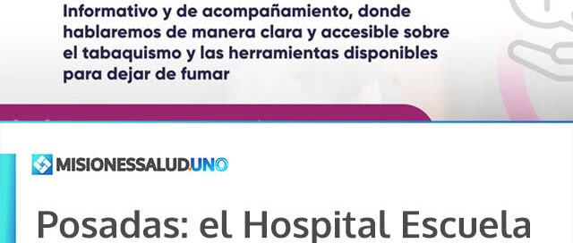 Posadas: el Hospital Escuela invita a participar de un taller gratuito para dejar de fumar