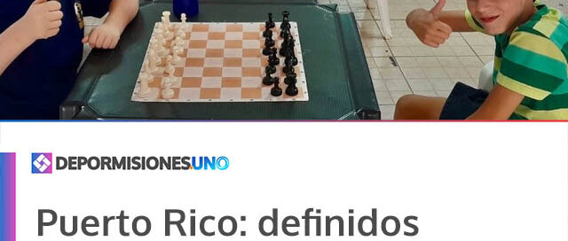 Puerto Rico: definidos los finalistas de febrero del torneo de la Escuela Municipal de Ajedrez