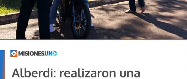 Alberdi: realizaron una nueva capacitación de educación vial para licencias de conducir