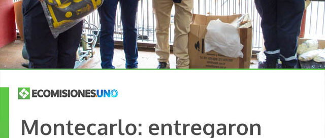 Montecarlo: entregaron equipamiento para fortalecer el trabajo de los Bomberos Voluntarios en Misiones