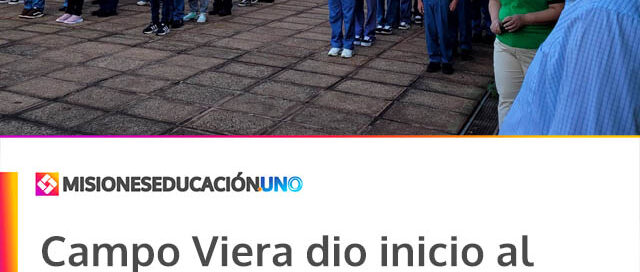 Campo Viera dio inicio al Ciclo Lectivo 2026 en la EPET N° 32