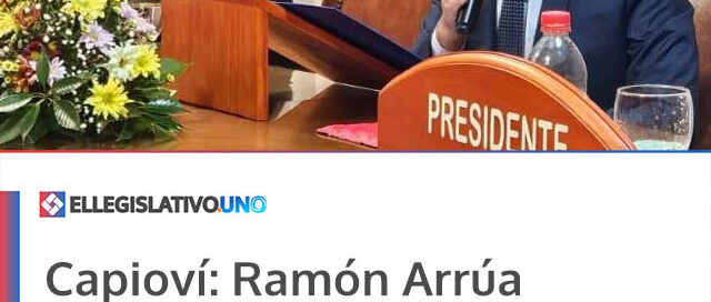Capioví: Ramón Arrúa presentó su informe de gestión en la apertura de Sesiones Ordinarias