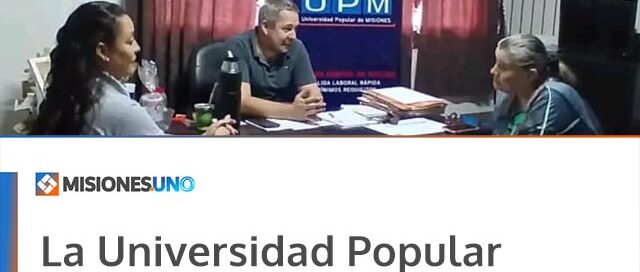 La Universidad Popular de Misiones desembarca en Alba Posse con nuevas oportunidades de formación