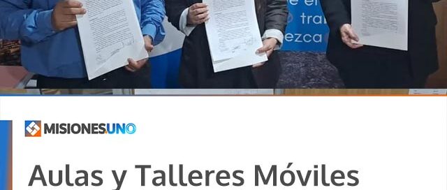 Aulas y Talleres Móviles amplían las oportunidades de formación laboral en Alberdi