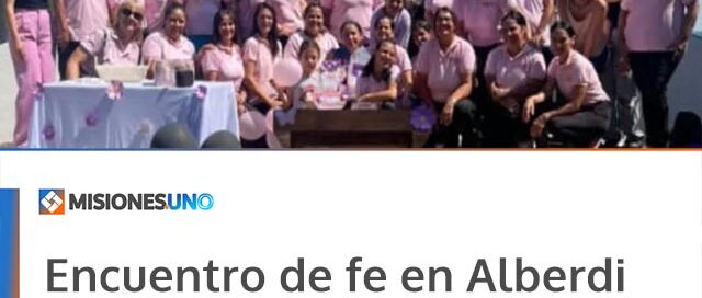 Encuentro de fe en Alberdi para conmemorar el Día Internacional de la Mujer