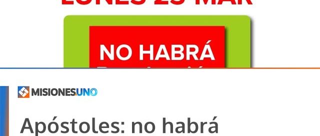 Apóstoles: no habrá recolección de residuos este lunes por jornada no laborable