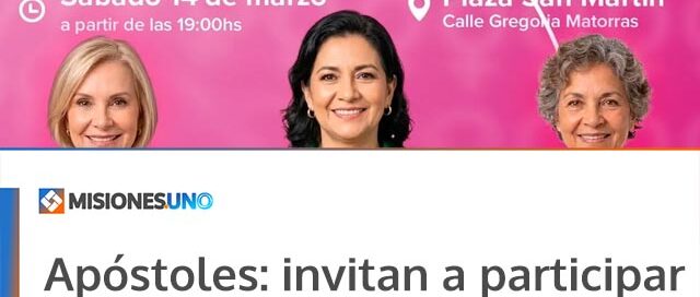 Apóstoles: invitan a participar de la Expo Mujer en la Plaza San Martín