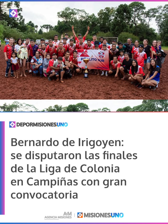 Bernardo de Irigoyen: se disputaron las finales de la Liga de Colonia en Campiñas con gran convocatoria