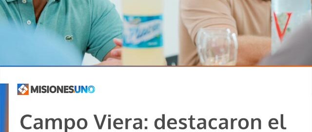 Campo Viera: destacaron el esfuerzo de la Cooperativa Yerbatera Zona Centro tras el incendio que afectó su secadero