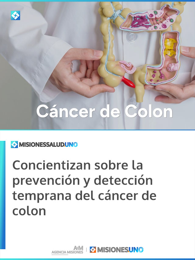 Concientizan sobre la prevención y detección temprana del cáncer de colon